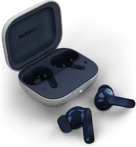 Motorola Moto Buds (XT2443-1) Bluetooth 5.3 ANC IPX4 Clear Calls - Dark Blue NEW - Picture 1 of 5