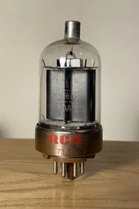 Tubo de válvula base de metal pentodo RCA 6146B/8298A pruebas en caja bien hecho en EE. UU. - Imagen 1 de 4