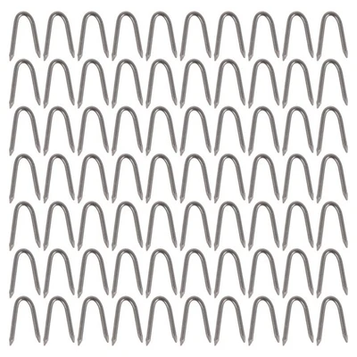 70 piezas estacas de jardín clavo de fijación de metal cercado clavo en forma de u fijación de uñas de jardín Foto 1 de 4
