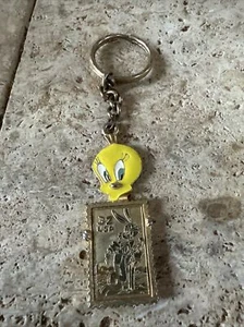 Tweety Bird Stamp Keychain Looney Tunes USPS 1997 Collection Bugs Bunny Keyring  - Picture 1 of 3