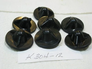Garcia Mitchell 304 + CAP 304 spool drag knobs set of 7 knobs original France - Picture 1 of 7