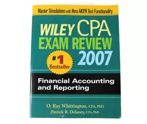 Wiley CPA Exam Review 2007 Financial Accounting and Reporting by Whittington - Imagen 1 de 4