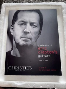 CHRISTIE'S Eric Clapton's Guitars Auction Catalog June 24 1999 NYC VG FREE SHIP - Picture 1 of 10