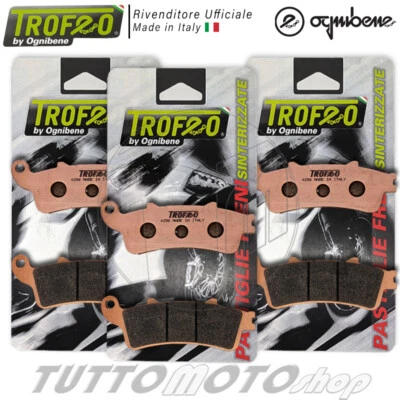 TROFEO BY OGNIBENE KIT PASTIGLIE FRENO TROFEO SINTER ANT+POST HONDA VFR 800 FI 1998 1999 2000 2001