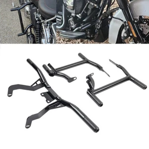 Sattel Schiene Vorne Motor Schutz Crash Bar Für Harley Road Street Glide 2014-24 - Bild 1 von 9