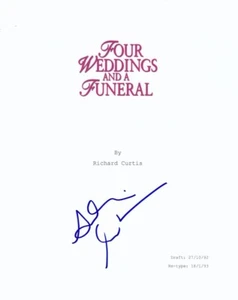 Andie MacDowell - Four Weddings and a Funeral FULL Script AFTAL, RACC COA - Picture 1 of 2