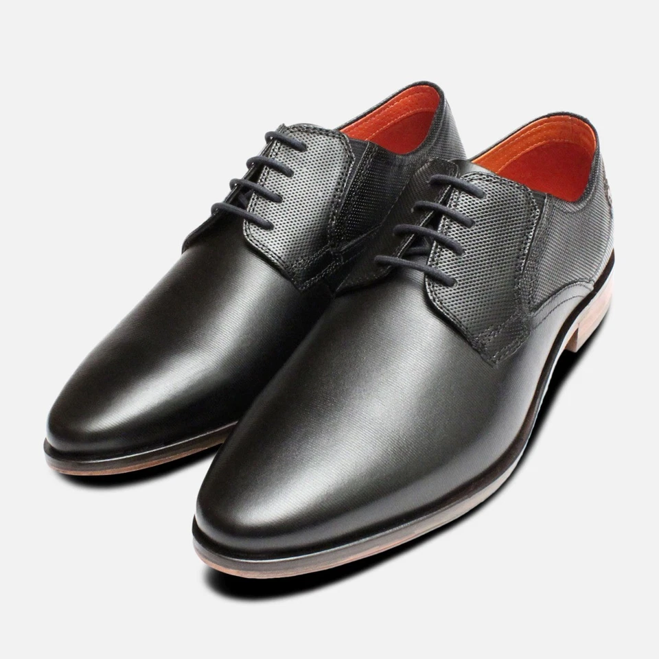 Zapatos formales negros en punta para hombre de Bugatti Foto 1 de 4