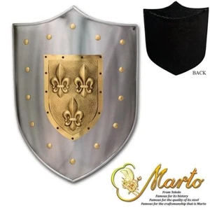 Fleur De Lys Coat of Arms Heater Shield Great Display & Decoration By Marto - Picture 1 of 1