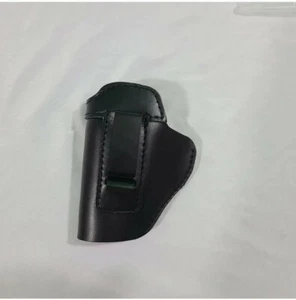 RH OWB/ LH IWB Universal Leather Holster Black - Picture 1 of 2