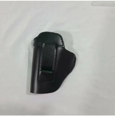 RH OWB/ LH IWB Universal Leather Holster  Black - Image 1 of 2