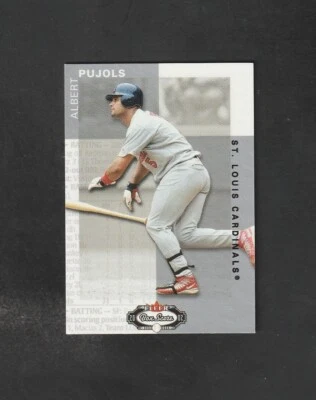 2002 Fleer Box Score Mini ~~ ALBERT PUJOLS  #d 0236/2950 ~  Cardinals ~~  2nd Yr - Image 1 of 2
