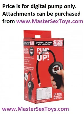 Bomba digital con conector para tamaño que importa pene pezones agrandadores de clítoris labios Foto 1 de 4