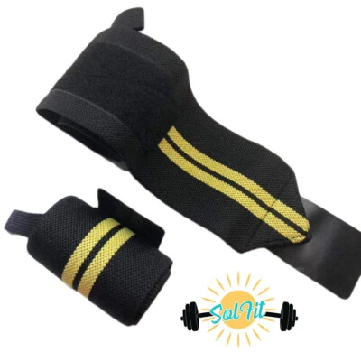 Повязки на запястье премиум-класса для силовой атлетики поддержки тренажерного зала бандажные ремни 18 дюймов - Изображение 1 из 4