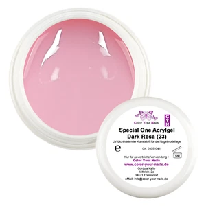 Special One Acrylgel Dark Rosa (23) 15g, como gel UV a procesar. - Imagen 1 de 1