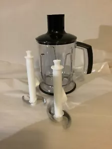 Braun MultiQuick 9 ~ 5 cup / 1250 ml chopper accessory w/ 2 Blades & Lid ONLY - Picture 1 of 5