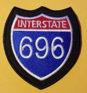 Parche bordado US Interstate 696 Highway aprox 2,75x3" * - Imagen 1 de 2