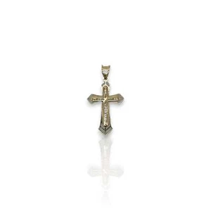 Cross Pendant - 10K Yellow Gold - Picture 1 of 2