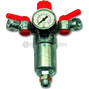 RIDUTTORE DI PRESSIONE CON FILTRO 1/2" E 3/8" COMPRESSORE ARIA COMPRESSA - Picture 1 of 2