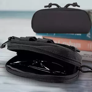 Tactical Molle Eyeglass Case Glasses Pouch Sunglasses EDC Waist Belt Pack Bag - Picture 1 of 10
