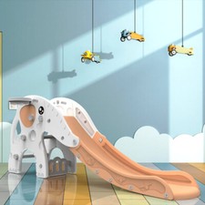 WDW Bambini Bimbi Big Elefante Scorrimento Arancione/Grigio Interno Aperto 1.8m