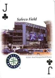 Tarjeta de juego de béisbol Seattle Mariners Safeco Field 2001 - Imagen 1 de 4