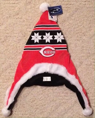NUEVO CON ETIQUETAS Cincinnati Reds MLB Béisbol Navidad Vacaciones Deportes Gorra Sombrero Foto 1 de 2