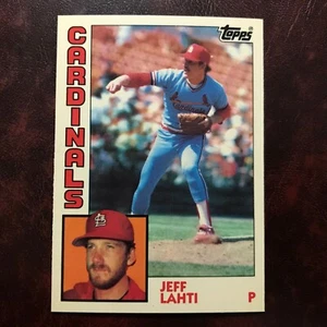 1984 Topps TIFFANY Set JEFF LAHTI #593 ST. LOUIS CARDINALS ** MINT ** HIGH GRADE - Picture 1 of 2