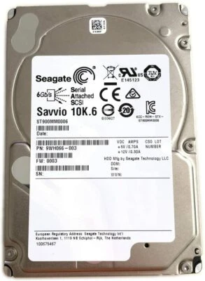 Seagate Savvio 900GB ST900MM0006 10K 2.5" SAS HDD Generic - 9WH066-999 - Image 1 of 3