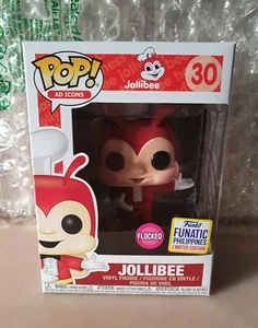 Ad Icons Funko Pop - Jollibee Flocked 30 Funatic Philippines Limited Edition - Bild 1 von 6