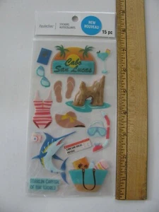 Erinnerungen Aufkleber CABO SAN LUCAS MEXICO 15 Stück Neu in Verpackung  - Bild 1 von 1
