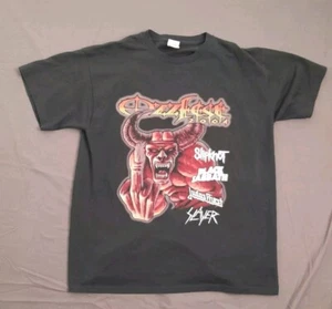 OZZFEST 2004 Y2k VINTAGE tour Concert shirt XL Slipknot Lamb Of god Slayer - Picture 1 of 9