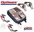 NEW OPTIMATE 3 DUAL BANK MOTORCYCLE BATTERY CHARGER & OPTIMISER FULLY AUTOMATIC