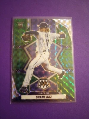 2022 Panini Mosaic - Rookies Green Mosaic Prizm #247 Shane Baz (RC) - Image 1 of 2