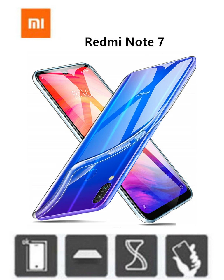 COVER CUSTODIA  TRASPARENTE TPU SILICONE PER XIAOMI Redmi Note 7 - Immagine 1 di 1