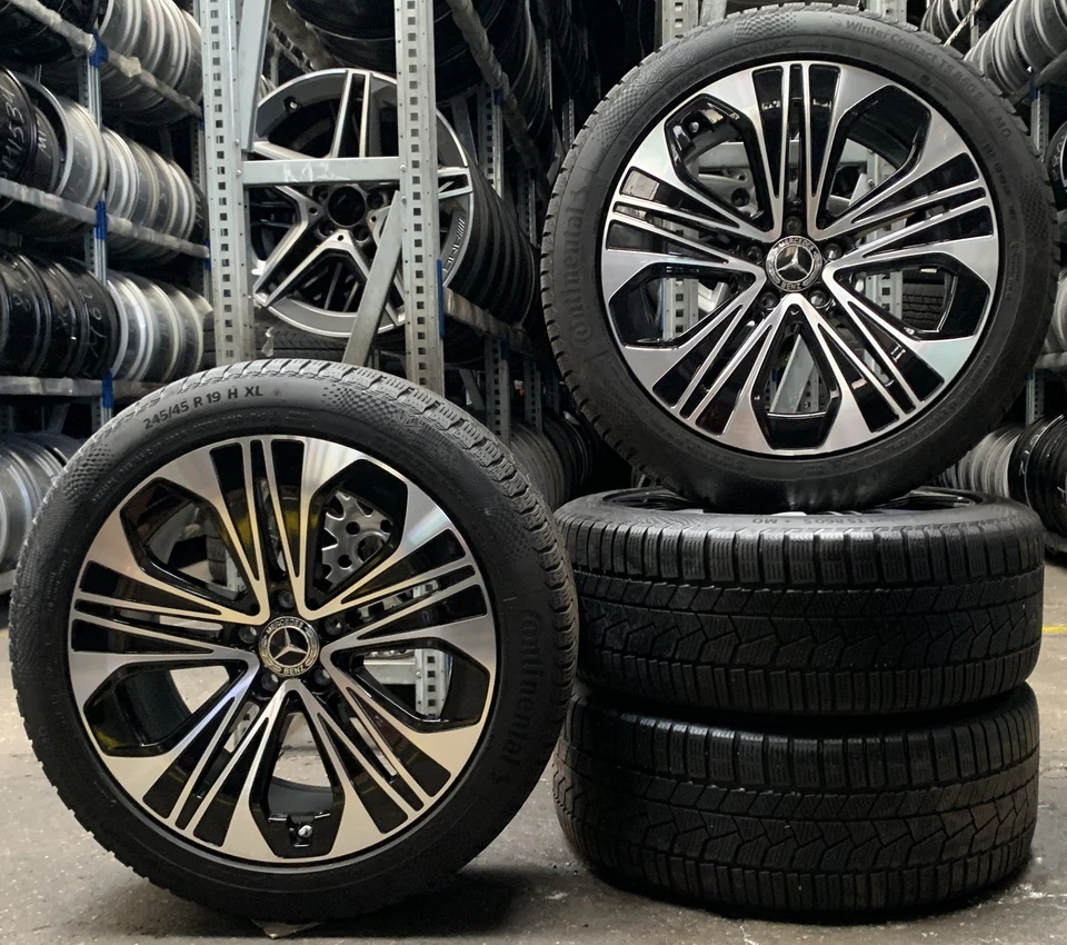 4 Orig Mercedes-Benz Winterräder 245/45 R19 102H E-Klasse W214 A2144012300 DOT23 - Bild 1 von 3