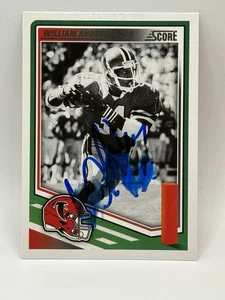 2025 Score William Andrews Atlanta Falcons #197 Autograph (Smudged)  - Picture 1 of 3