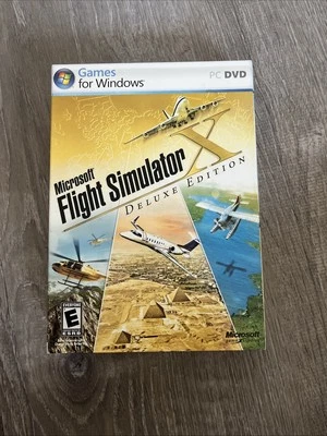Microsoft Flight Simulator X Deluxe Edition - PC Flying Sim - New Sealed w/ Slip - Image 1 of 4