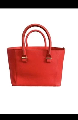 Bolso de Mano Victoria Beckham Liberty Cuero Rojo (Rojo Carmesí) Foto 1 de 4