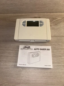 Hunter Auto Saver 7-Day Digital White Programmable Thermostat 44550 With Manual - Picture 1 of 5