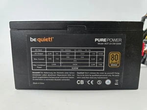Be Quiet Pure Power L8-CM 530W 24+4 PIN 530 Watt 80+ PC ATX Netzteil - Bild 1 von 1