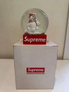 Supreme Snowman Snowglobe Red FW21 - Picture 1 of 5