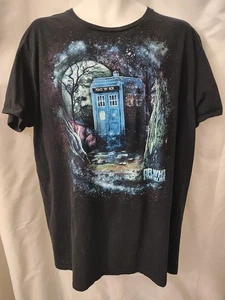 Camiseta negra para hombre Dr. Who & The Daleks Tardis talla XL - Imagen 1 de 7