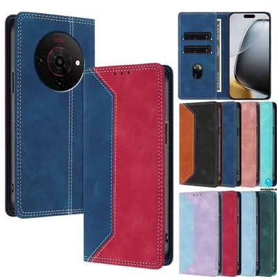 Magnetic Leather Wallet Case Phone Case Cover for ZTE Blade A56 A36 A76 A35E A75 - Image 1 of 4