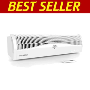 Adjustable Transom Window Fan with Remote - Energy-Efficient Airflow for Home - Picture 1 of 9