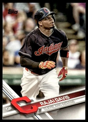2017 Topps #239 Rajai Davis Cleveland Indians Baseball - Image 1 of 2