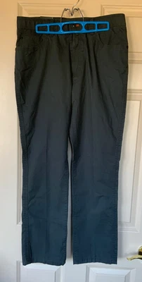 G.H. Bass Co. 5-Pocket Utility Pants Mens 32x30 Flex Flex Waistband Pirate Black - Image 1 of 4