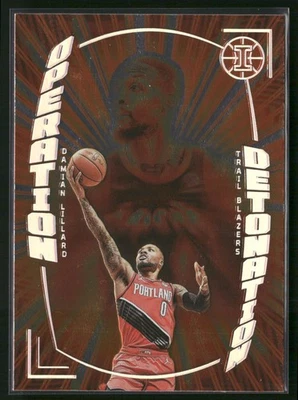 2021-22 Panini Illusions #32 Damian Lillard Operation Detonation Orange - Image 1 of 2