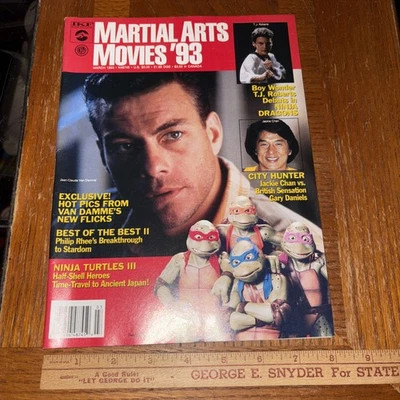 Inside Karate Martial Arts Movies '93 Magazine Jean Claude Van Damme March 1993 - Image 1 of 4