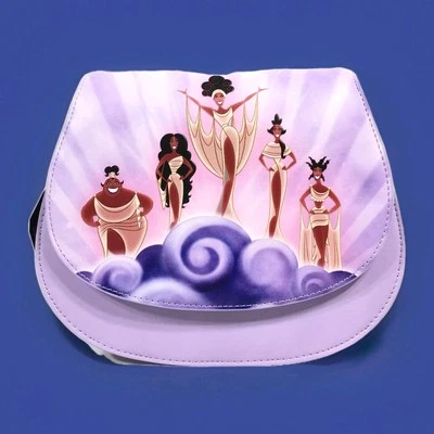 Loungefly Disney Hercules Muses Cloud Crossbody Bag - Image 1 of 4