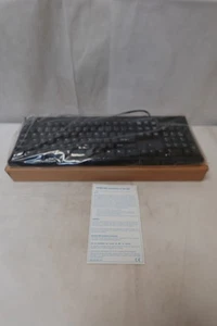 New in Box ~ Gateway / Chicony Vintage Black PS/2 Keyboard English KB-2961 - Picture 1 of 13